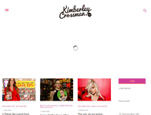 Tablet Screenshot of kimberleycrossman.com